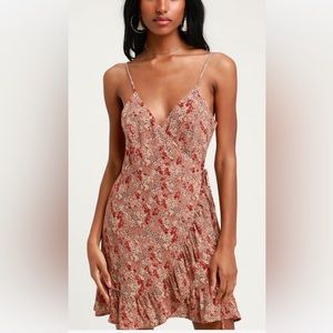 Free Prople Floral wrap dress